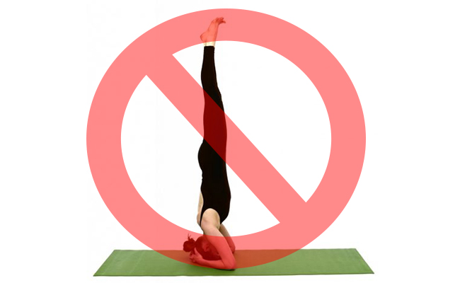 Yoga bầu - Các tư thế cần tránh